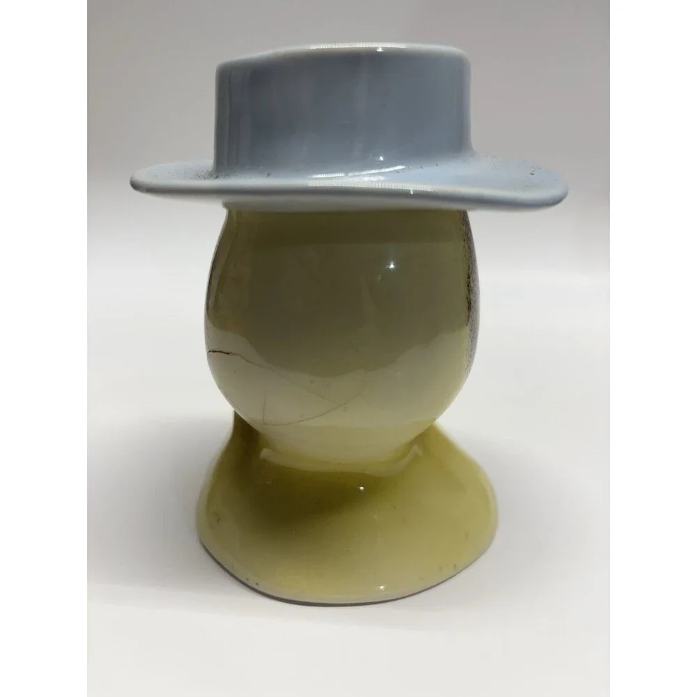 Vintage Acme Ware Duck Planter Vase Ceramic Japan Hat Bow Tie Figure